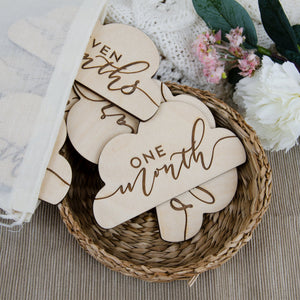 Baby Milestones Keepsakes and photo props | Birch and Tides