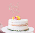 Bride to Be wedding wooden cake topper