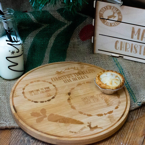 Christmas Eve personalised plate - Birch and Tides