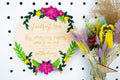 Mercies are new every morning wooden floral sign