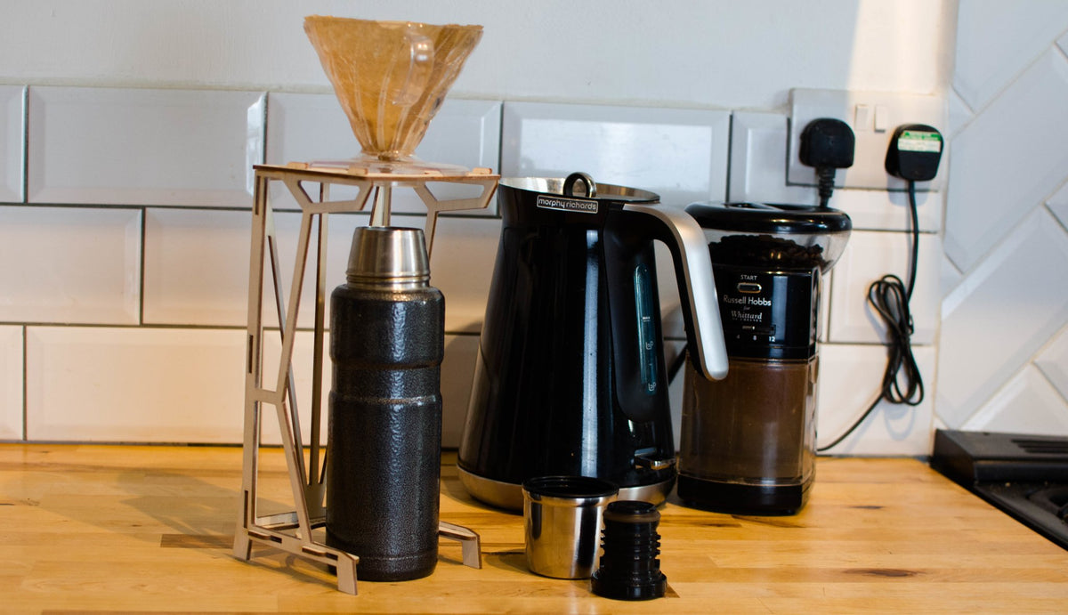 coffee V60 Drip Birch stand Tall – and wooden Tides