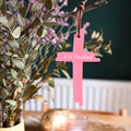 It is Finished Cross Easter Ornament