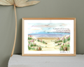 Lamentations 3:22-23 The Steadfast love of the Lord Beach watercolour print