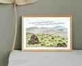 Isaiah 55:12 - Go out in Joy mountain top artwork print