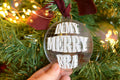 In my Merry Era christmas ornament, Taylor swift inspired Christmas bauble