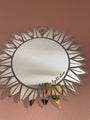 Let your light shine sunflower wall mirror