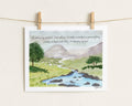 Psalm 23 - The Lords my shepherd artwork print