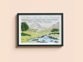 Psalm 23 - The Lords my shepherd artwork print