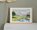Psalm 23 - The Lords my shepherd artwork print