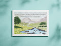 Psalm 23 - The Lords my shepherd artwork print