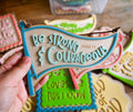 Be Strong & Courageous colour flag
