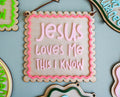Jesus Loves Me Colour pop banner