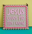 Jesus Loves Me Colour pop banner