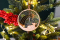 Lamb of God golden star christmas ornament