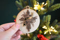 Love cross Christmas Bauble Ornament
