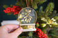 Engaged first Christmas keepsake ornament