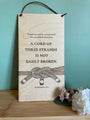 Ecclesiastes 4:12 - a Cord of three strands wall banner