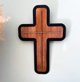 Triple Layer Coloured Wall Cross