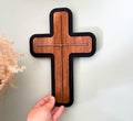 Triple Layer Coloured Wall Cross