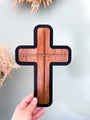 Triple Layer Coloured Wall Cross