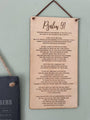 Psalm 91 Wooden Wall Banner