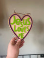 Jesus Loves me post ready signs