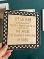 Run the race wooden wall sign Hebrews 12:1-2