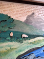 In the valley Psalm 23 wooden wall sign