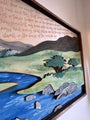 In the valley Psalm 23 wooden wall sign