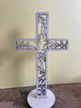 vine decorative freestanding cross