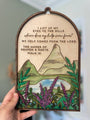 Psalm 121 I lift my eyes to the hills wooden layered wall art