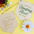 Bind my wandering heart to thee wooden banner painting kit
