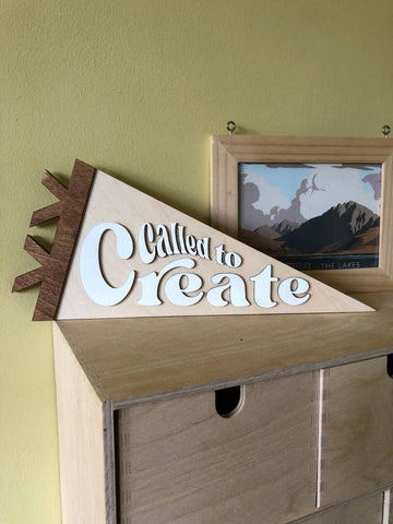 Called to create wooden banner