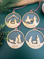 Christmas Verse ornaments