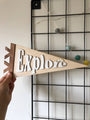 Explore wooden banner