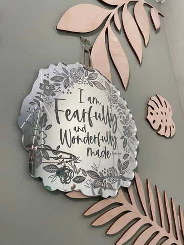 Fearfully & Wonderfully made wall mirror - Birch and Tides
