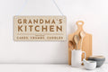 Grandma's Kitchen engraved wooden sign