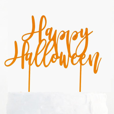 Happy Halloween cake topper - Birch and Tides
