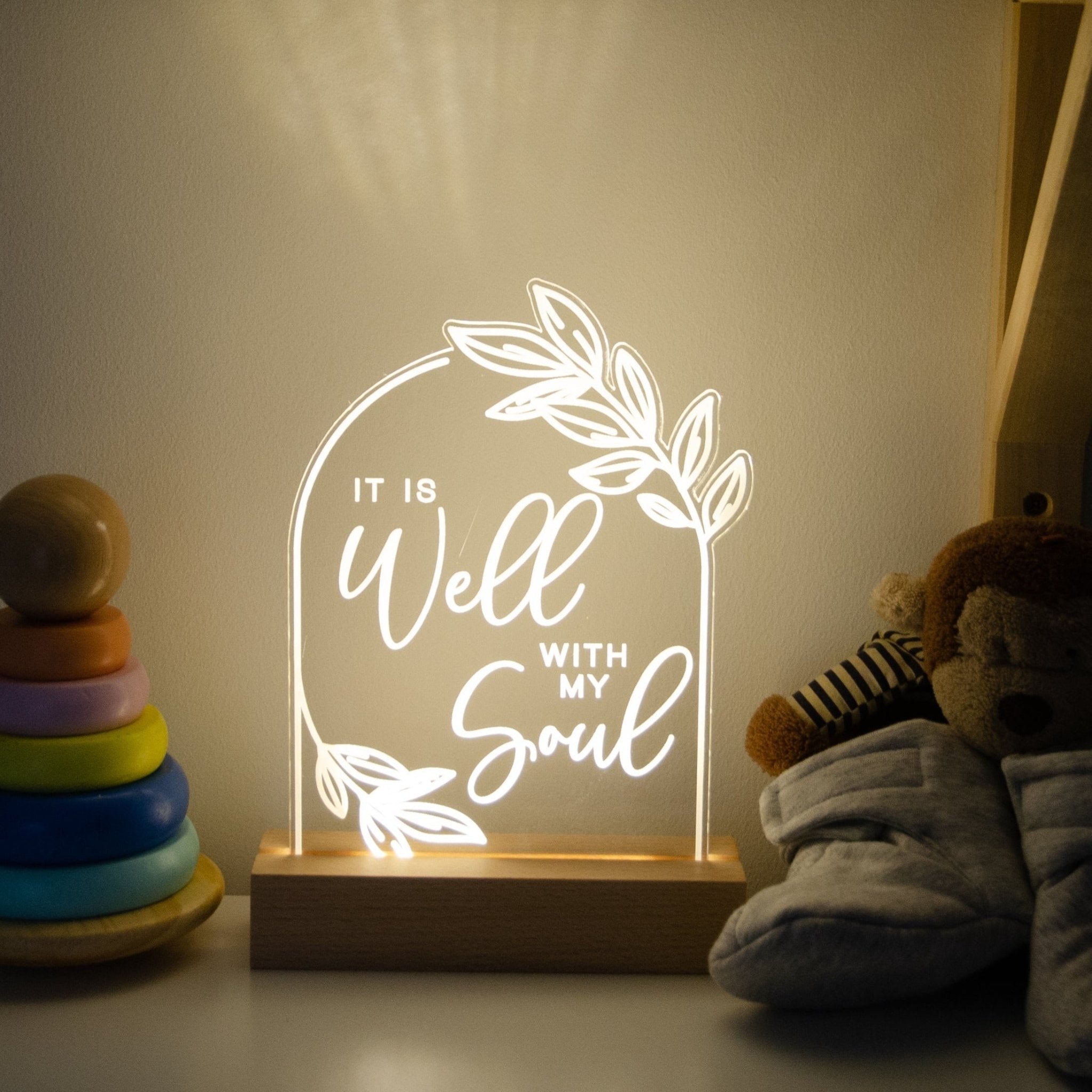 It is well with my soul light design