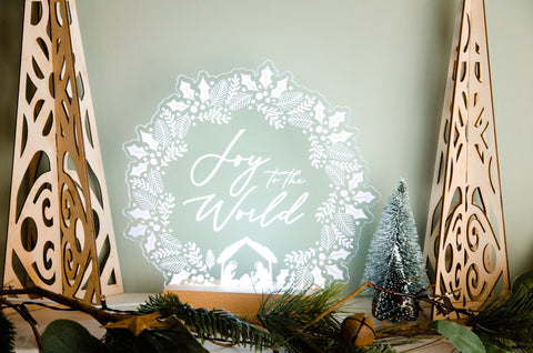 Joy to the World light design - Birch and Tides