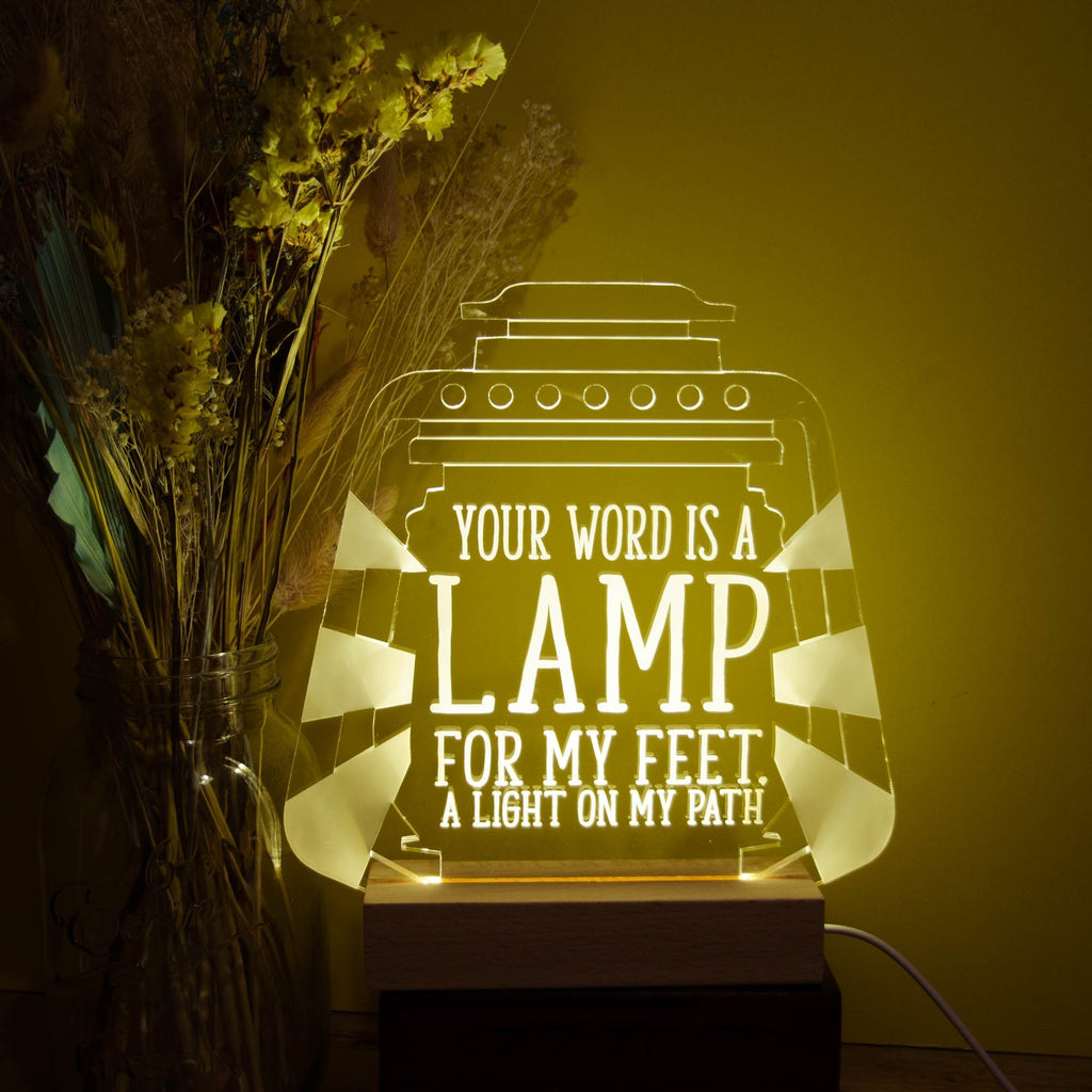 Lamp to our feet light design - Birch and Tides