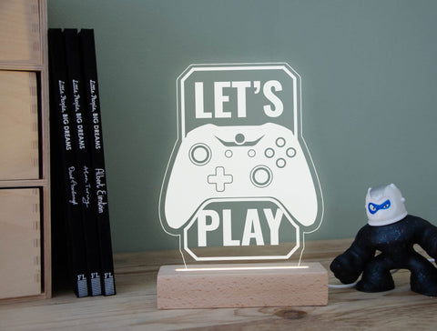 Let's Play Gamer LED light - Birch and Tides