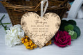 Mother's Day personalised keepsake ornament heart