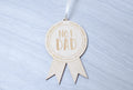 No 1. Dad wooden medal perfect for Fathers Day