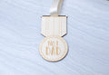 No. 1 Dad wooden medal perfect for Fathers Day