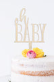 Oh Baby wooden Birthday cake topper