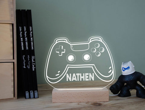 Personalised Gamer light - Birch and Tides