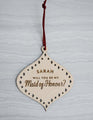 Personalised Maid of honour proposal ornament