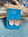 Reindeer Wooden Earrings