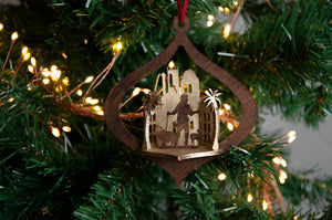Shepherd Nativity scene christmas ornament - Birch and Tides